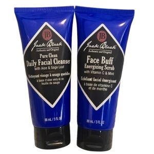 Jack Black Skincare Set: Daily Facial Cleanser & Exfoliant With Vitamin C